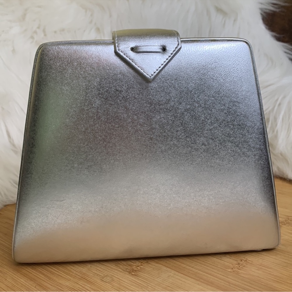 Vintage Barbara Bolan Metallic Ombre Geometric Shoulder Bag - Picture 13 of 16